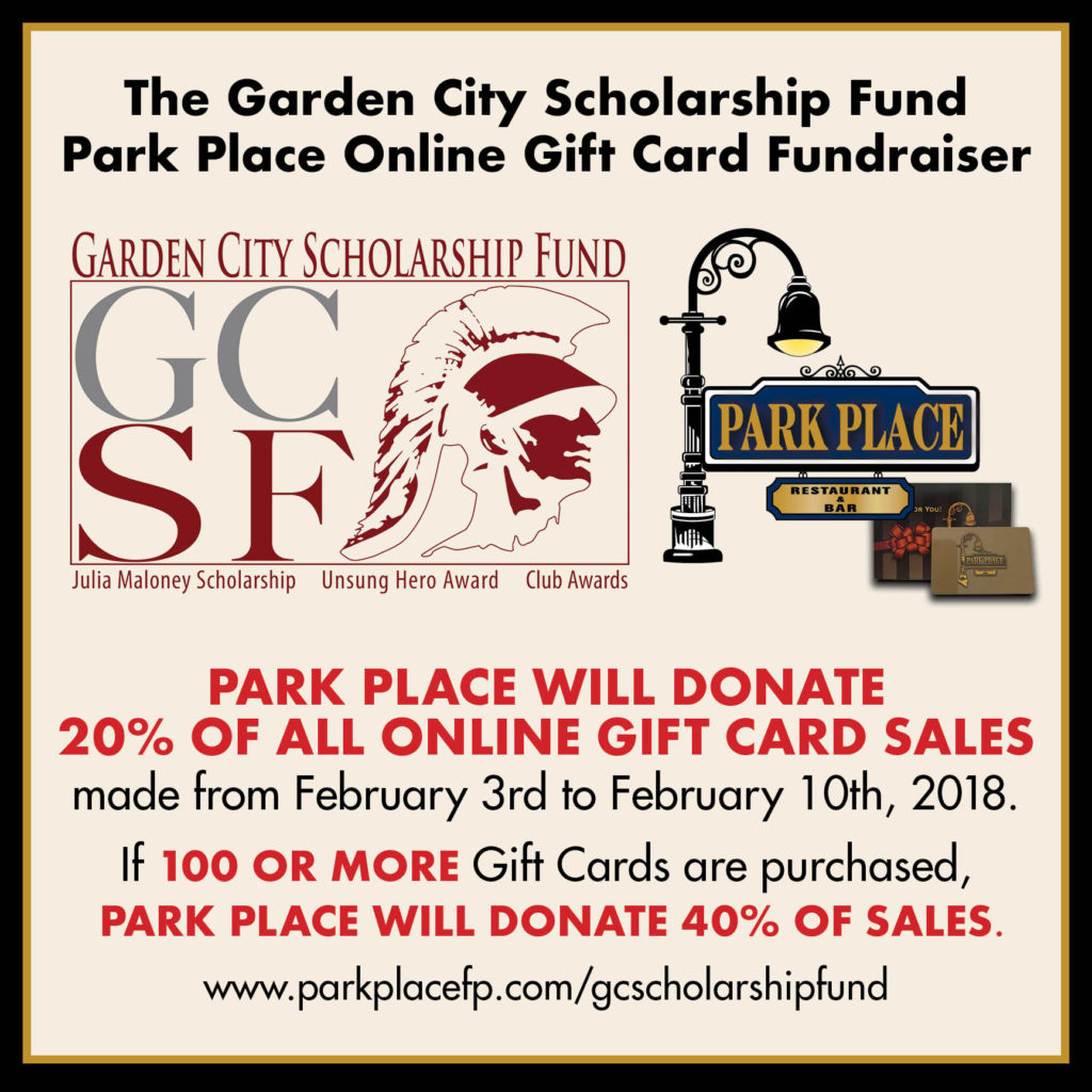 Garden City Scholarship Fund Park Place Restaurant fundraiser
